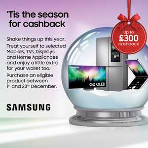 Christmas with Samsung Cashback